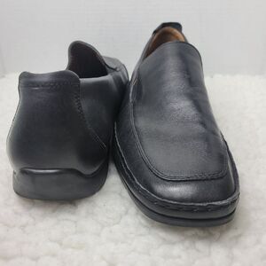 Mephisto Edlef Men's Slip On Loafer Size 13  Smooth Black Leather Shoes